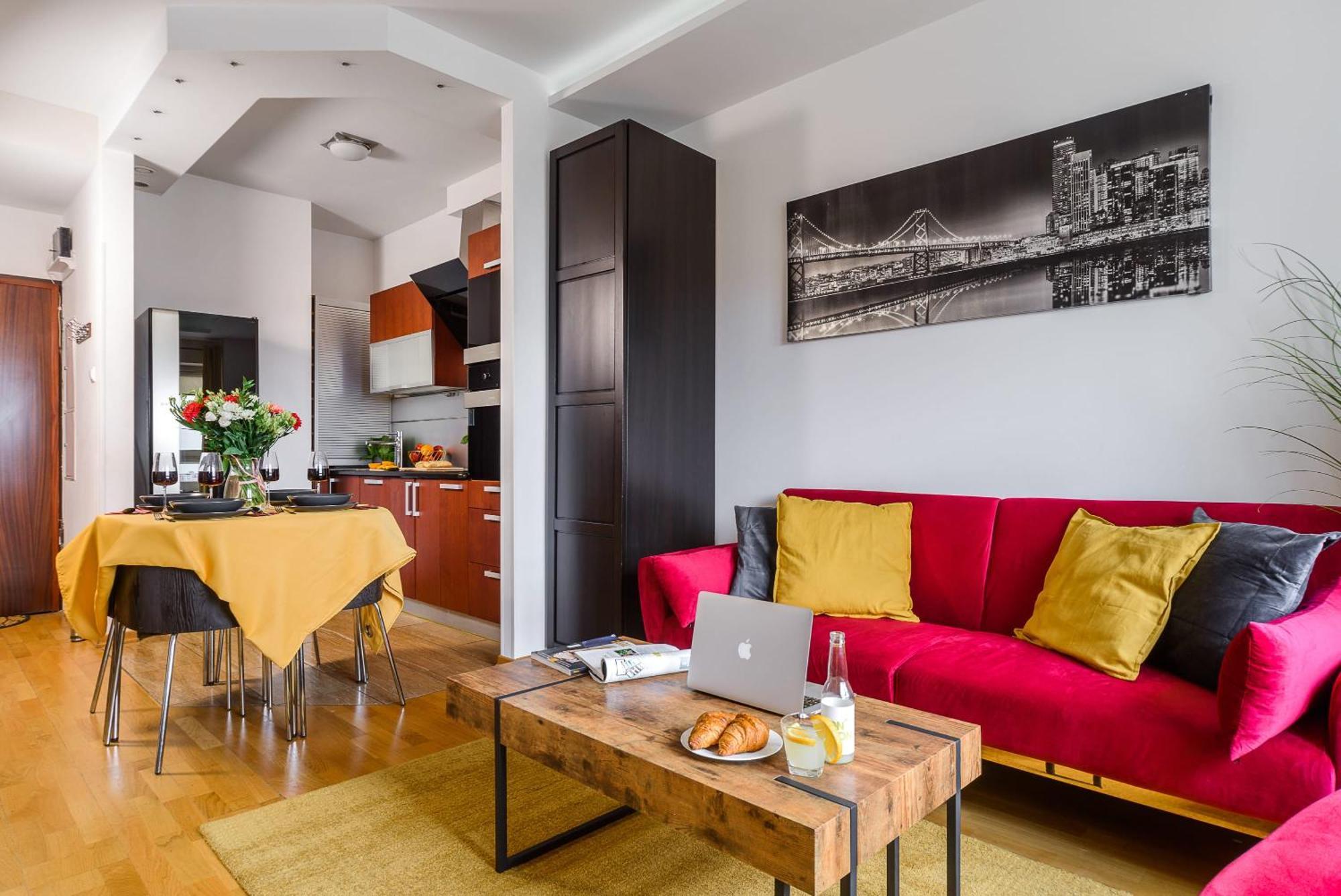 Apartament Lumina With Balcony Platinum Tower Warszawa